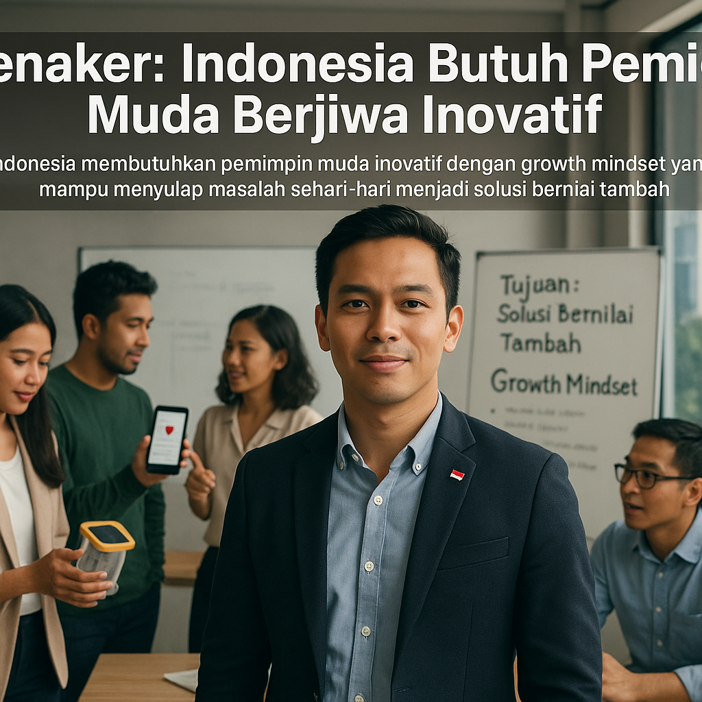 Menaker: Indonesia Butuh Pemimpin Muda Berjiwa Inovatif