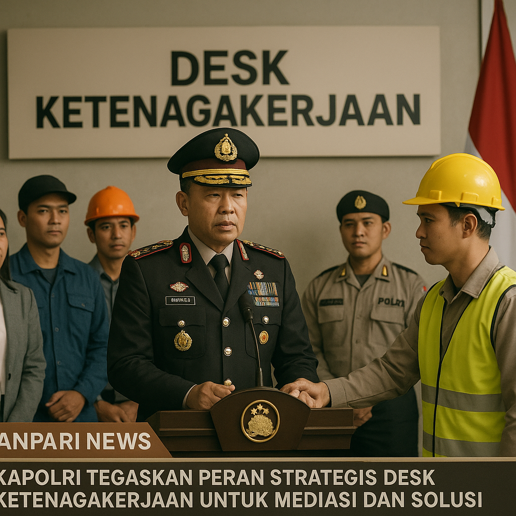 Kapolri Tegaskan Peran Strategis Desk Ketenagakerjaan untuk Mediasi dan Solusi
