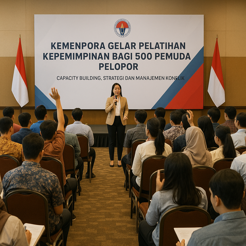Kemenpora Gelar Pelatihan Kepemimpinan Bagi 500 Pemuda Pelopor