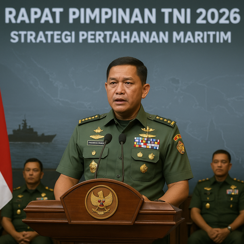 Panglima TNI Paparkan Strategi Pertahanan Maritim di Rapim TNI 2026
