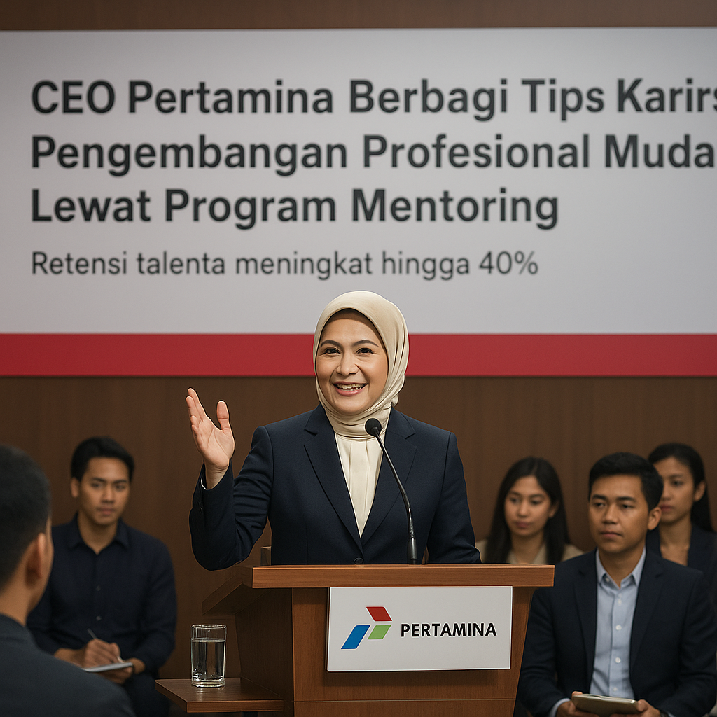 CEO Pertamina Berbagi Tips Karir: Pengembangan Profesional Muda Lewat Program Mentoring