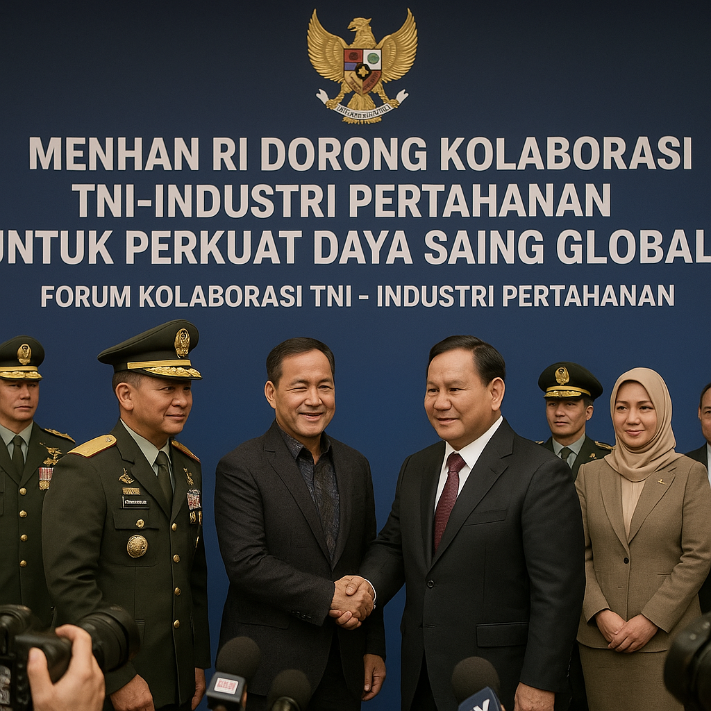 Menhan RI Dorong Kolaborasi TNI-Industri Pertahanan untuk Perkuat Daya Saing Global