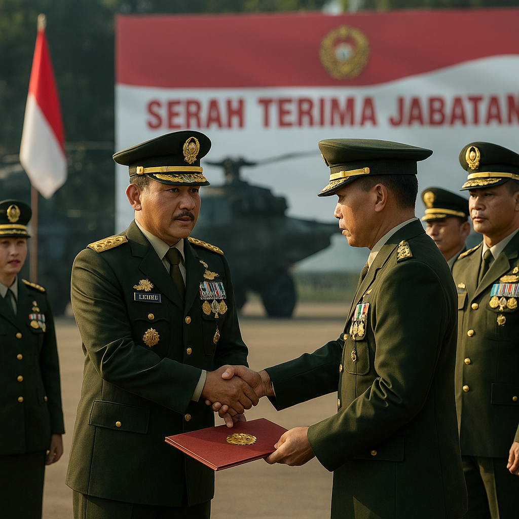 KSAD Pimpin Sertijab Pejabat Utama TNI AD, Fokus pada Modernisasi Alutsista