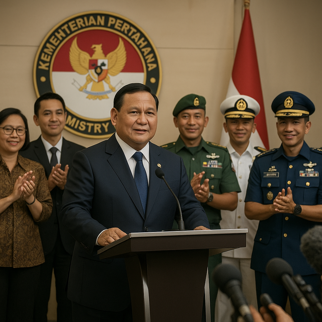 Prabowo Naikkan Tukin Pegawai Kemenhan dan Prajurit TNI ke 90%