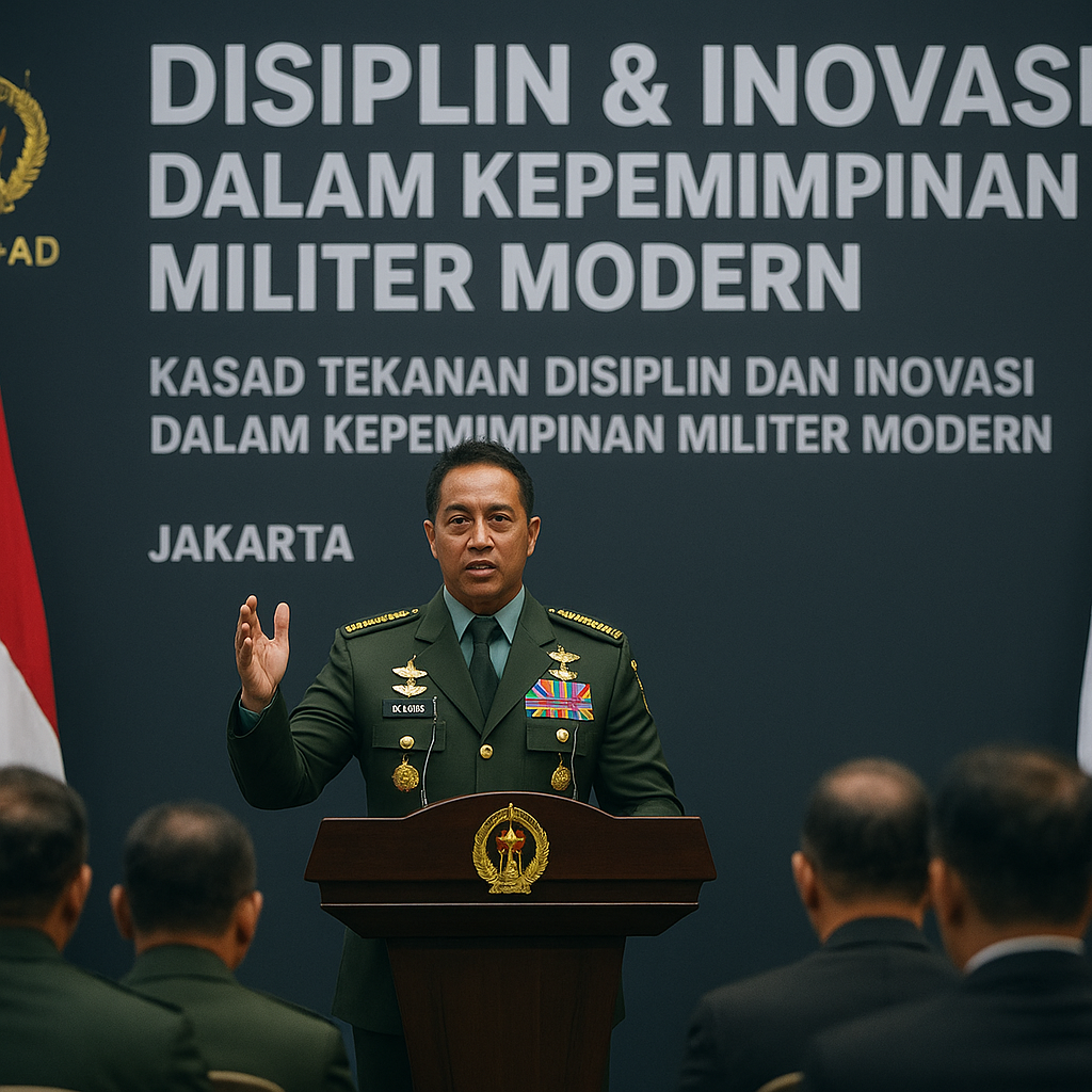 KASAD Tekankan Disiplin dan Inovasi dalam Kepemimpinan Militer Modern