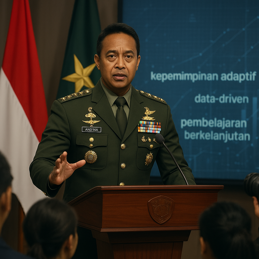 Panglima TNI Paparkan Strategi Kepemimpinan Adaptif di Era Disrupsi