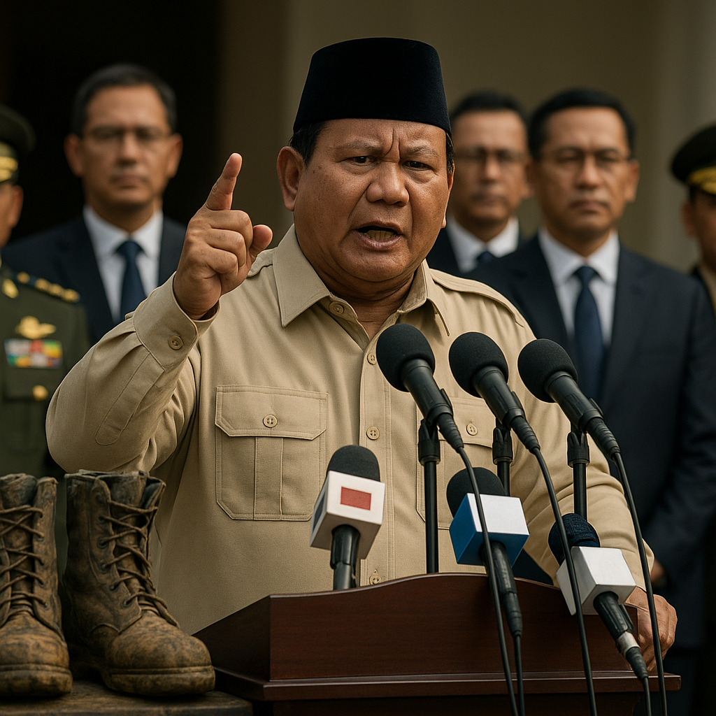 Prabowo Semprot Jenderal Salon, Sindir Petinggi yang Tak Mau Bangun Negeri