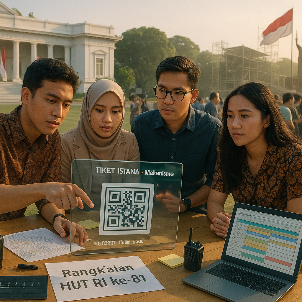 Sebulan Jelang HUT RI ke-81, Ini Rangkaian Istana dan Mekanisme War Ticket