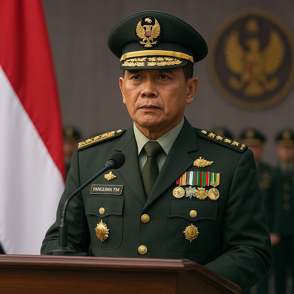 Panglima TNI Tegaskan Pentingnya Disiplin Organisasi dalam Pembentukan Karakter Prajurit
