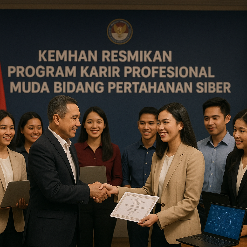Kemhan Resmikan Program Karir Profesional Muda Bidang Pertahanan Siber