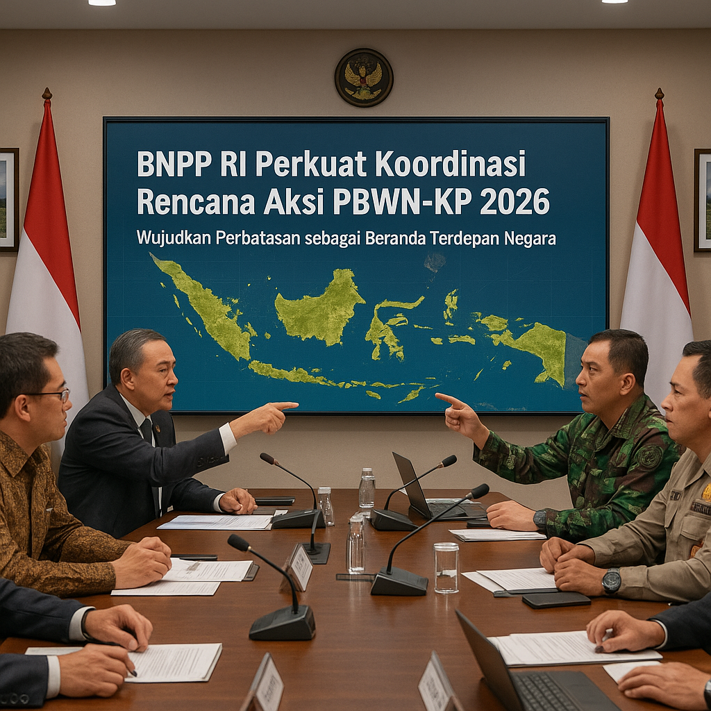 BNPP RI Perkuat Koordinasi Rencana Aksi PBWN-KP 2026, Wujudkan Perbatasan sebagai Beranda Terdepan Negara