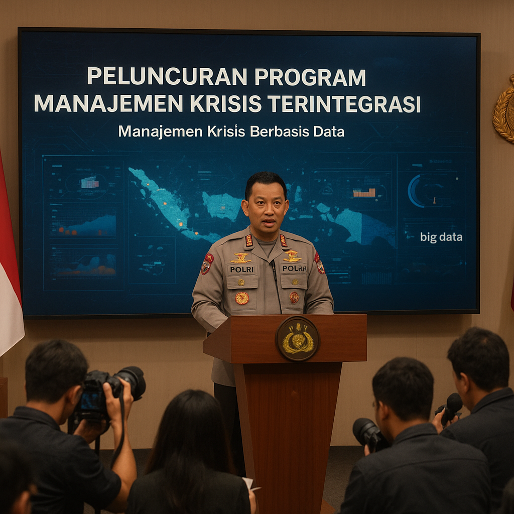 Kapolri Luncurkan Program Manajemen Krisis Berbasis Data