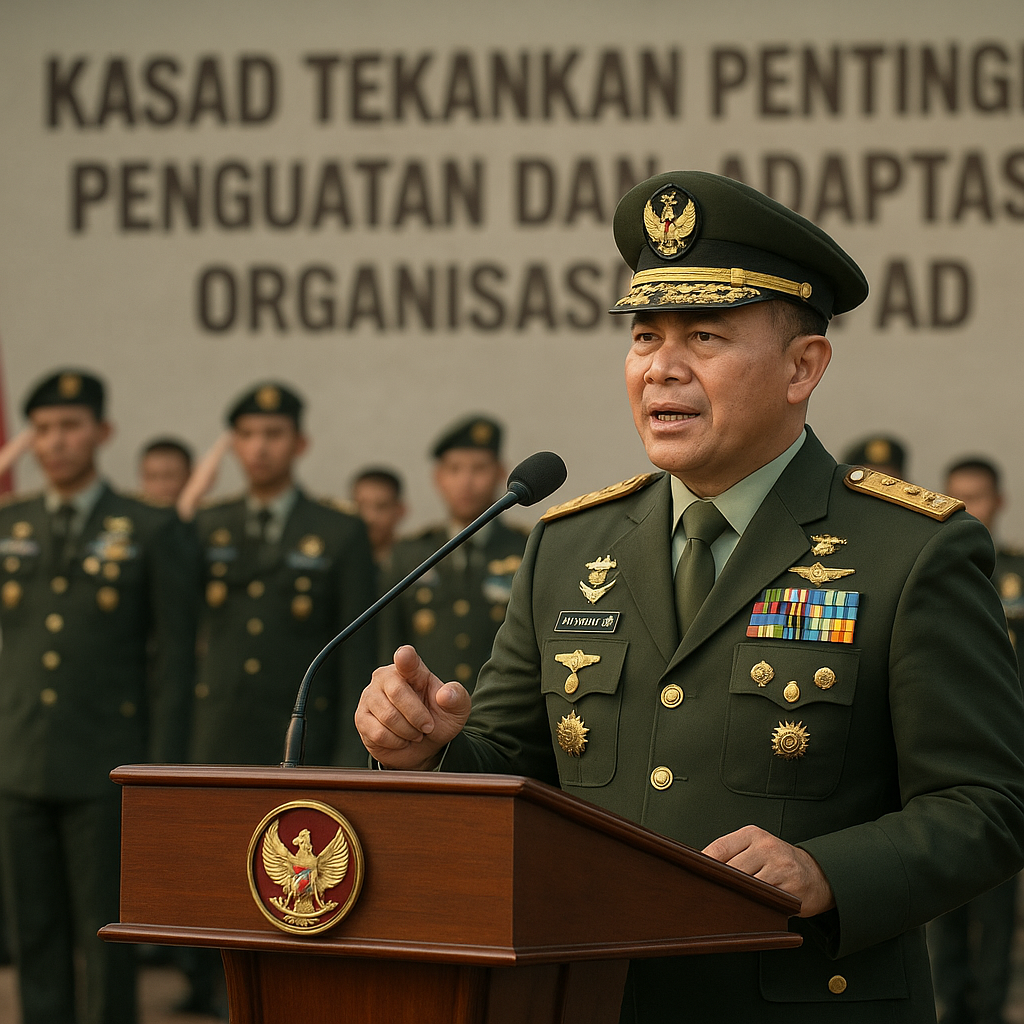Kasad Tekankan Pentingnya Penguatan dan Adaptasi Organisasi TNI AD