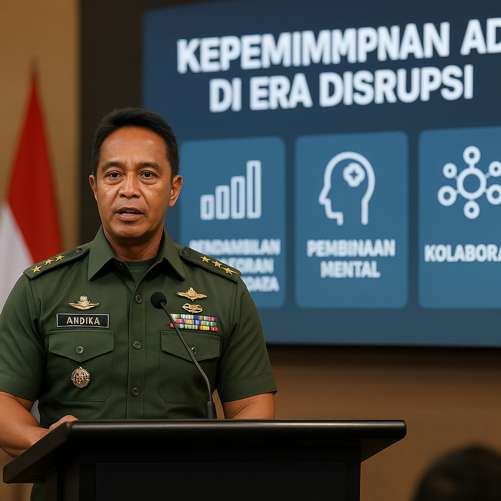 Panglima TNI Paparkan Strategi Kepemimpinan Adaptif di Era Disrupsi