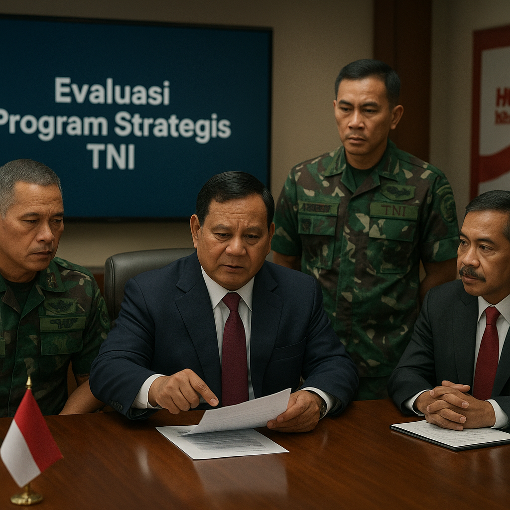 Presiden Prabowo Evaluasi Program Strategis TNI dan Arahan untuk HUT ke-81 RI