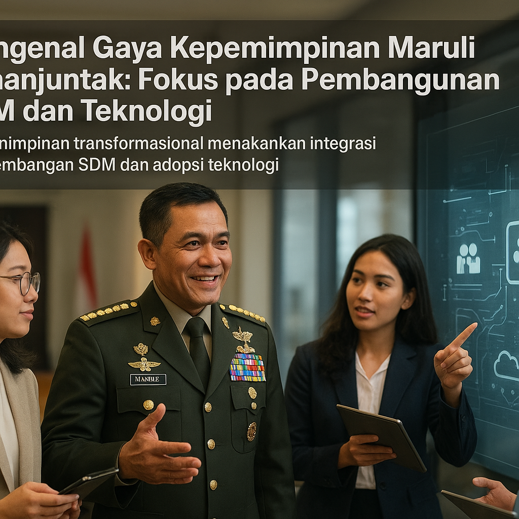 Mengenal Gaya Kepemimpinan Maruli Simanjuntak: Fokus pada Pembangunan SDM dan Teknologi