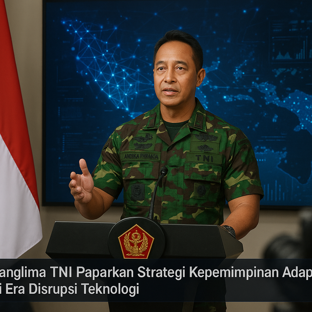 Panglima TNI Paparkan Strategi Kepemimpinan Adaptif di Era Disrupsi Teknologi