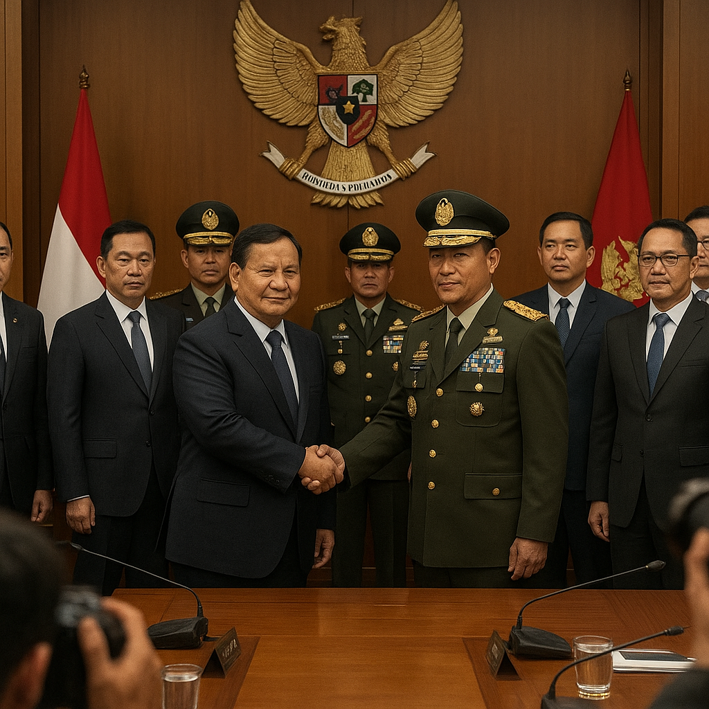 Prabowo Terima Pimpinan TNI, Perkuat Sinergi Pertahanan dan Percepat Pembangunan hingga Pelosok Negeri