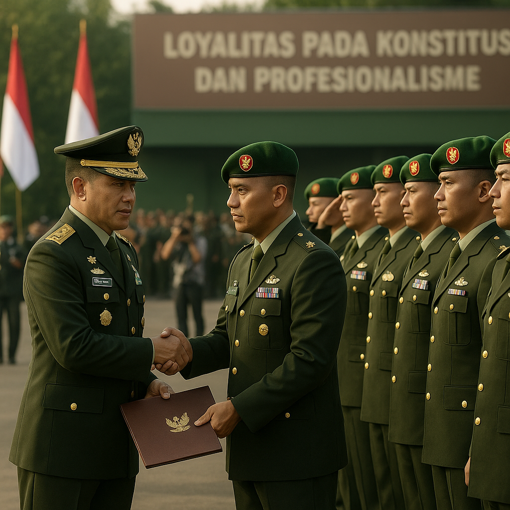 Kasad Pimpin Sertijab 15 Pejabat TNI AD, Tekankan Loyalitas pada Konstitusi dan Profesionalisme