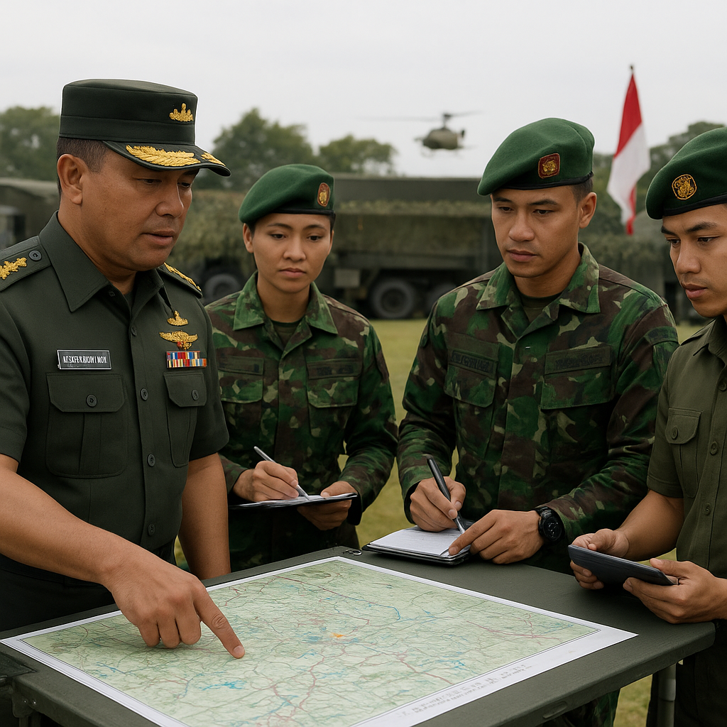 Panglima TNI Tinjau Latihan Staf Operasi Tempur di Korem 061/SK