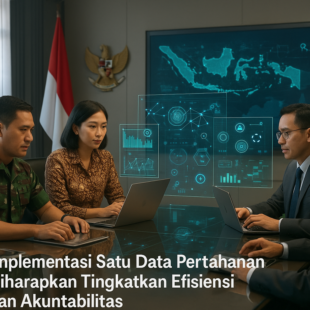 Implementasi Satu Data Pertahanan Diharapkan Tingkatkan Efisiensi dan Akuntabilitas