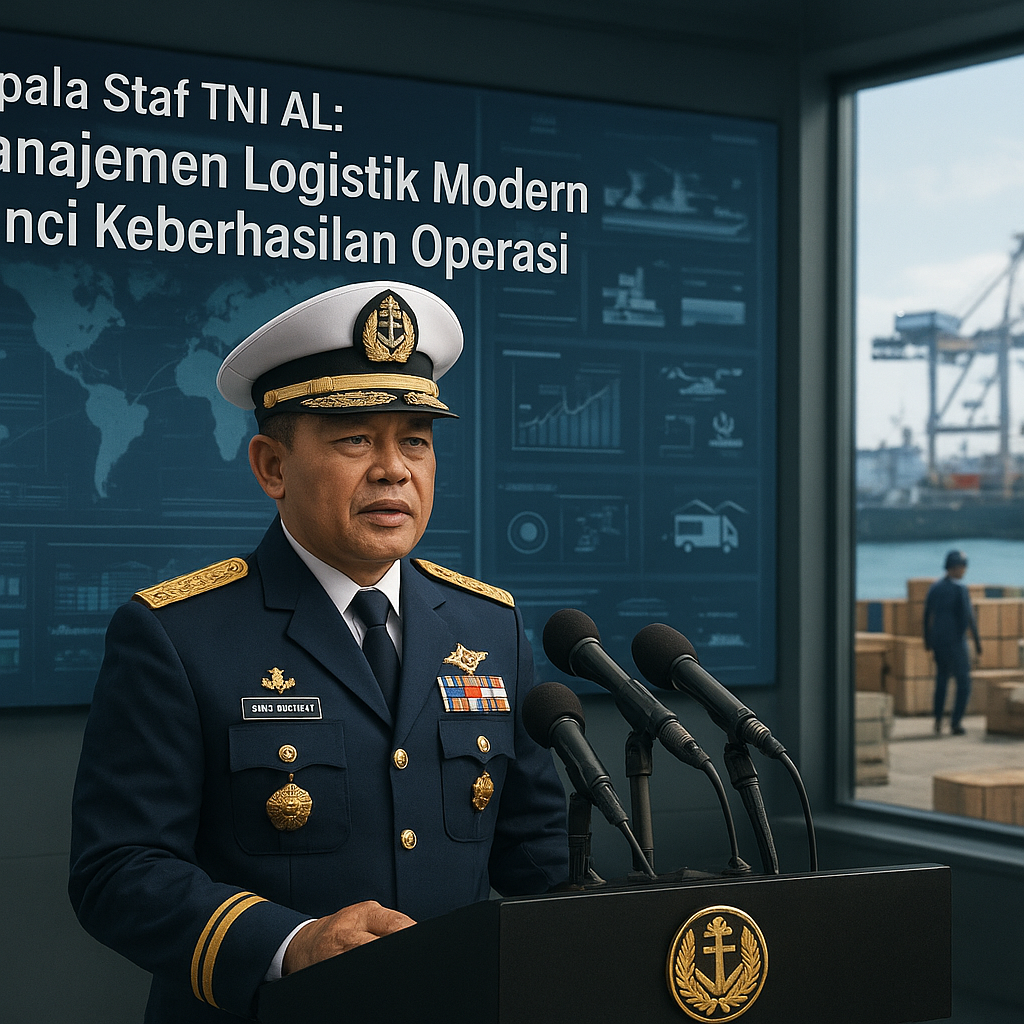 Kepala Staf TNI AL: Manajemen Logistik Modern Kunci Keberhasilan Operasi