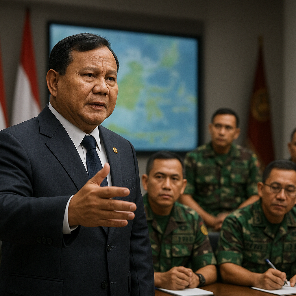 Prabowo Ingatkan Komandan TNI untuk Memimpin dari Depan di Wilayah Kritis