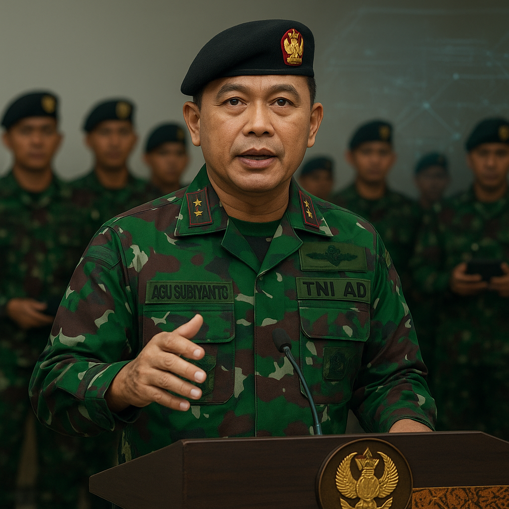Kepala Staf Angkatan Darat Tekankan Disiplin Inovatif dalam Kepemimpinan Militer