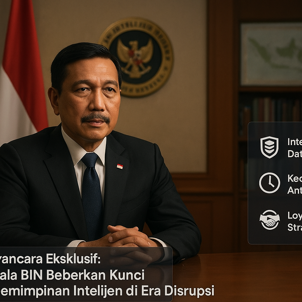 Wawancara Eksklusif: Kepala BIN Beberkan Kunci Kepemimpinan Intelijen di Era Disrupsi