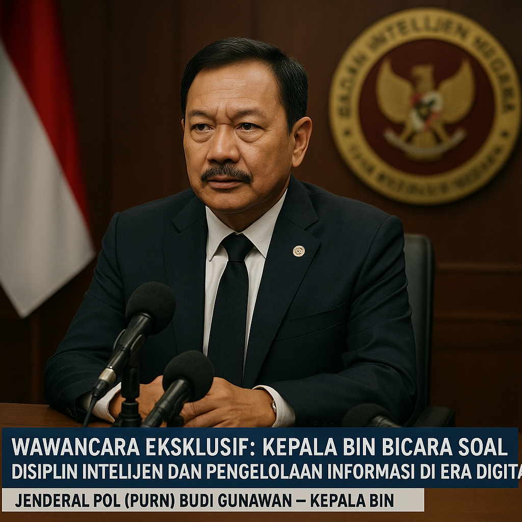 Wawancara Eksklusif: Kepala BIN Bicara Soal Disiplin Intelijen dan Pengelolaan Informasi di Era Digital