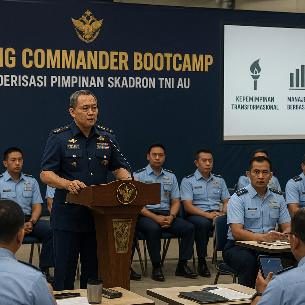 Kasau Luncurkan Program 'Wing Commander Bootcamp' untuk Kaderisasi Pimpinan Skadron TNI AU