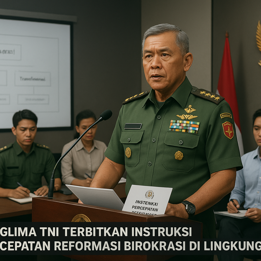 Panglima TNI Terbitkan Instruksi Percepatan Reformasi Birokrasi di Lingkungan TNI