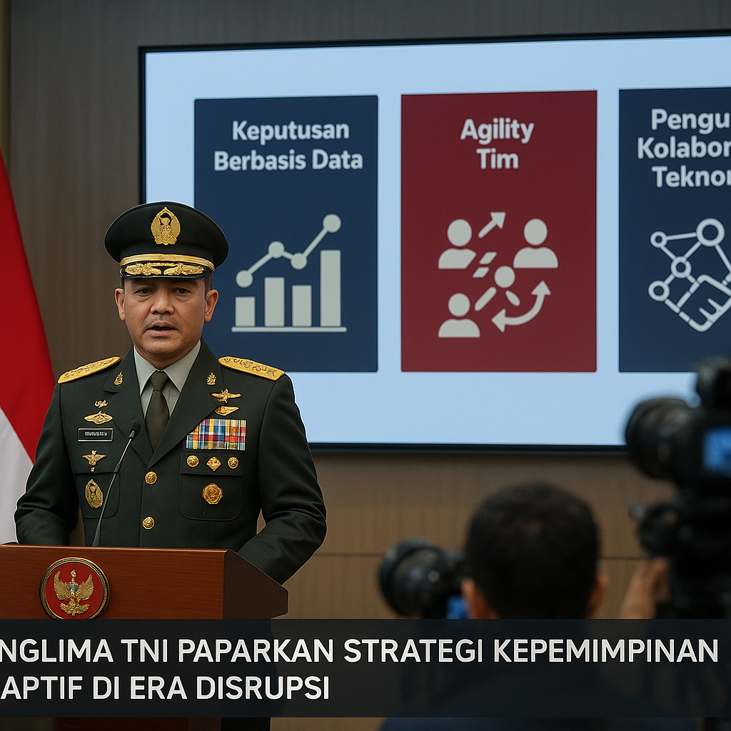 Panglima TNI Paparkan Strategi Kepemimpinan Adaptif di Era Disrupsi