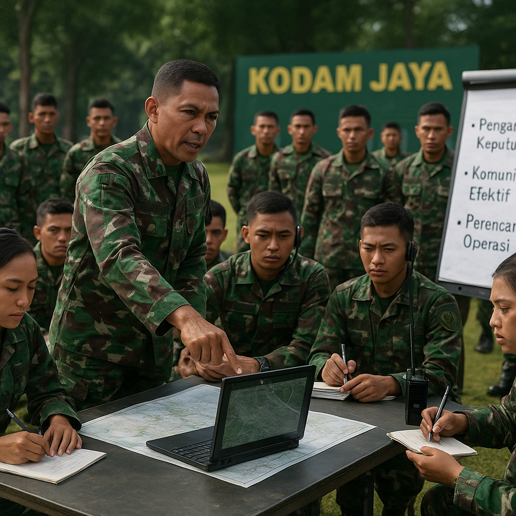Kodam Jaya Gelar Latihan Kepemimpinan Strategis untuk Perwira Muda