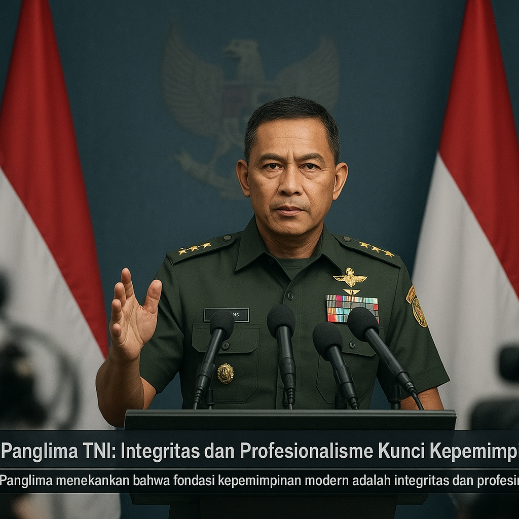 Panglima TNI: Integritas dan Profesionalisme Kunci Kepemimpinan Modern