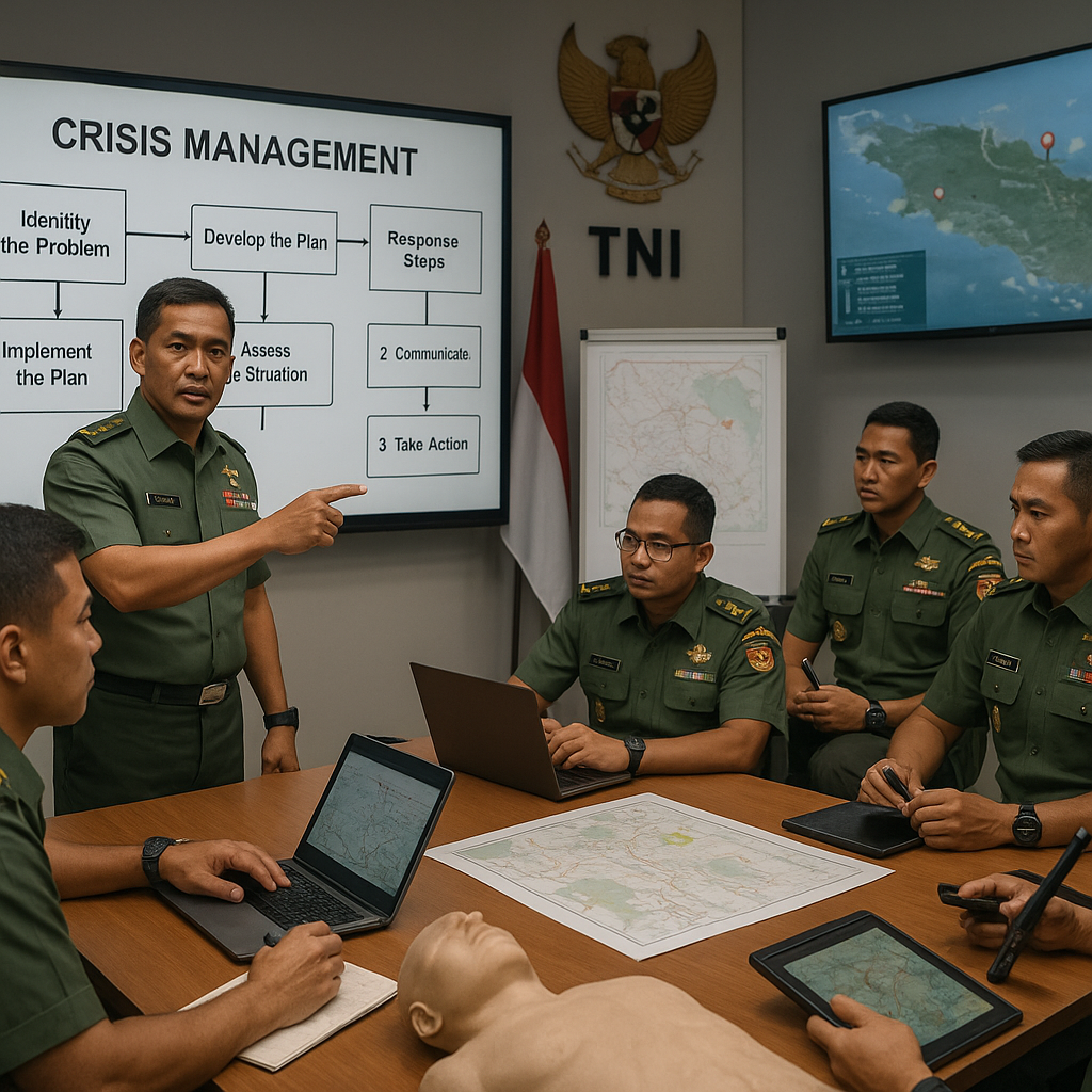 Pelatihan Manajemen Krisis bagi Perwira Menengah TNI: Antisipasi dan Respons Cepat