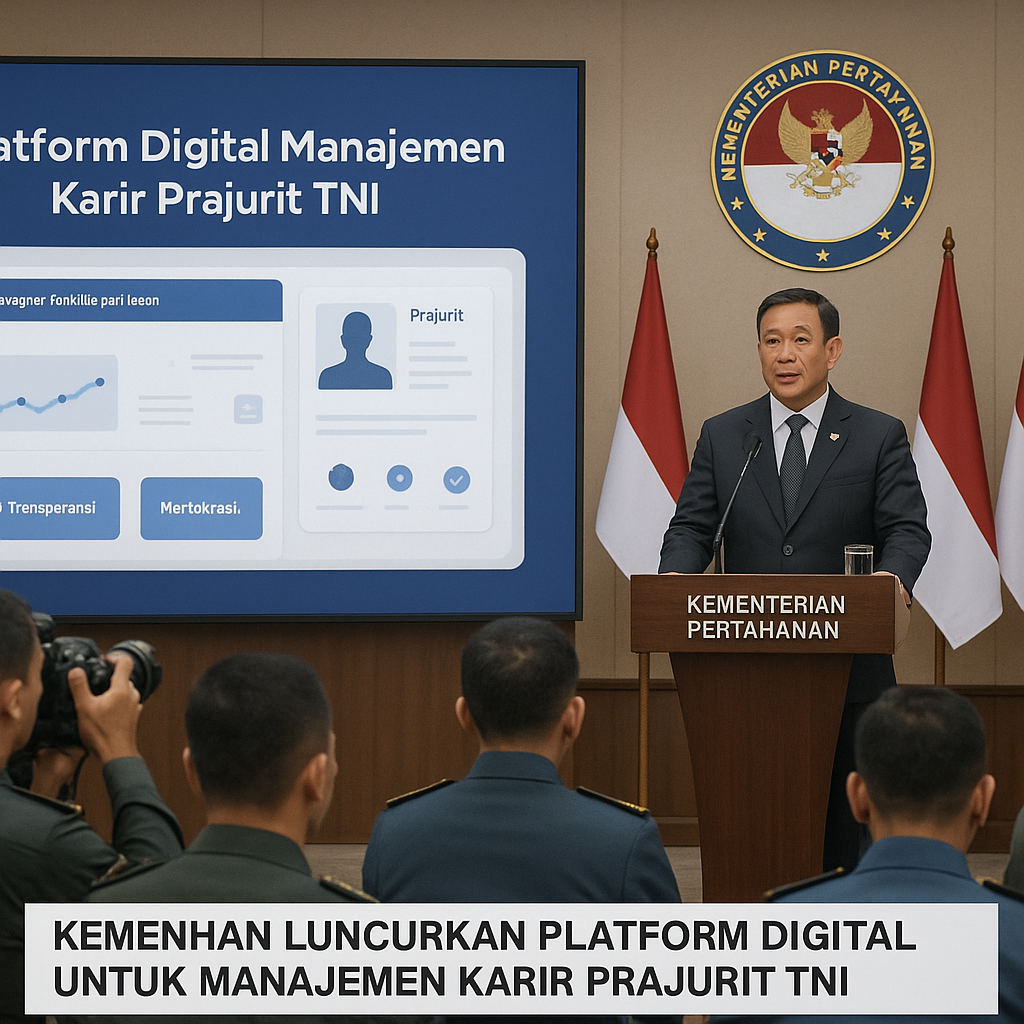 Kemenhan Luncurkan Platform Digital untuk Manajemen Karir Prajurit TNI