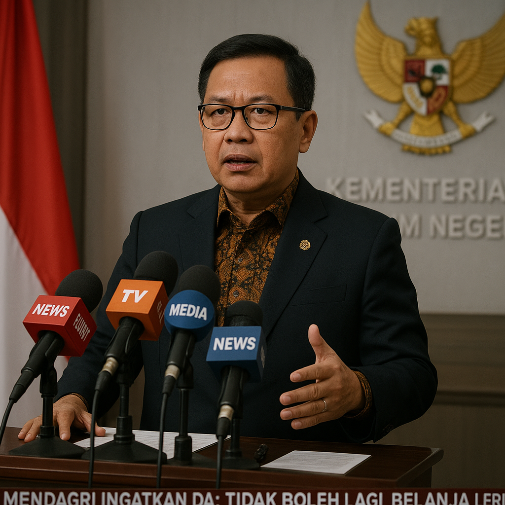 Mendagri Ingatkan Pemda: Tidak Boleh Lagi Belanja Lebih Besar Dari Pendapatan