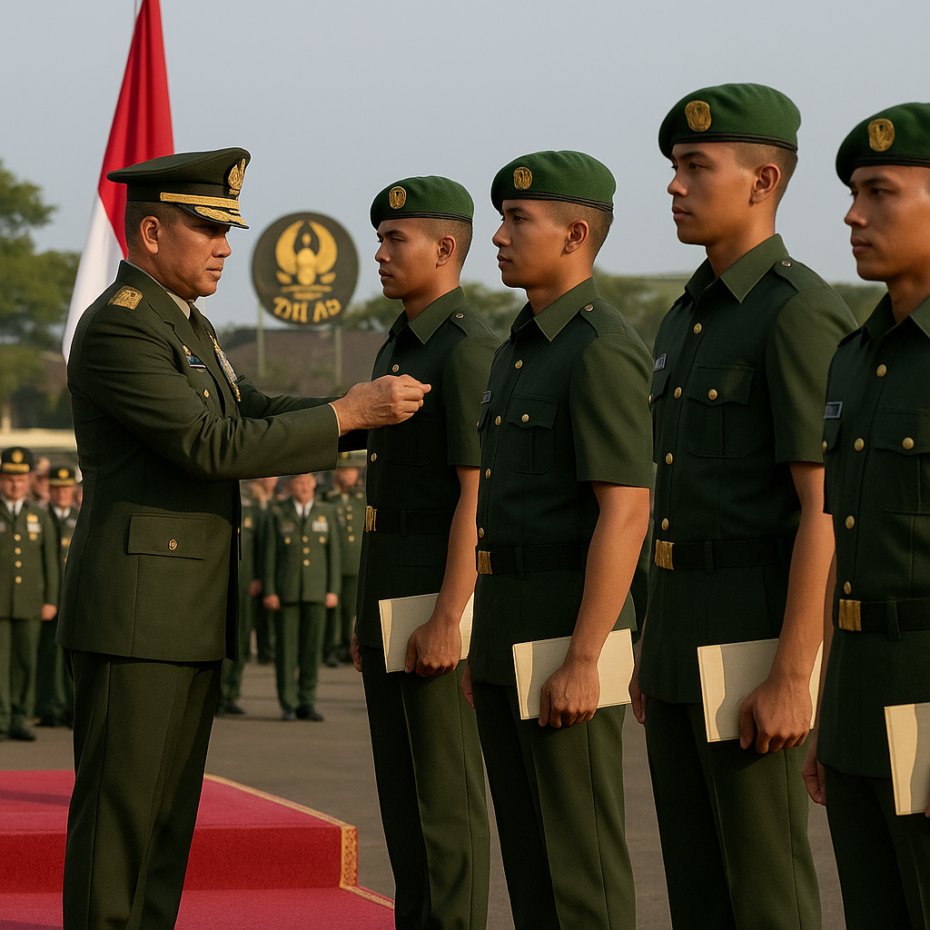 Kasad Pimpin Sertijab dan Kenaikan Pangkat 44 Perwira TNI AD, Tekankan Loyalitas dan Integritas