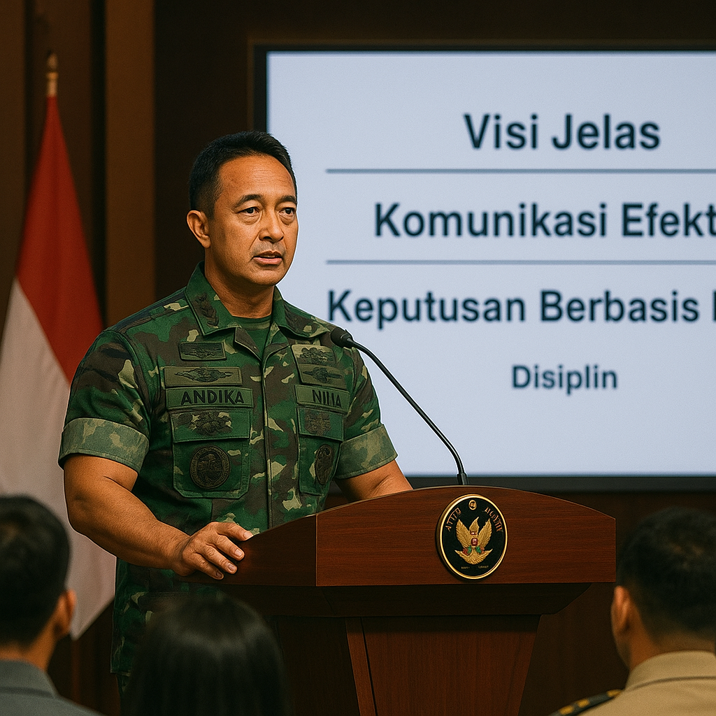 Panglima TNI Paparkan Strategi Kepemimpinan Adaptif di Era Disrupsi