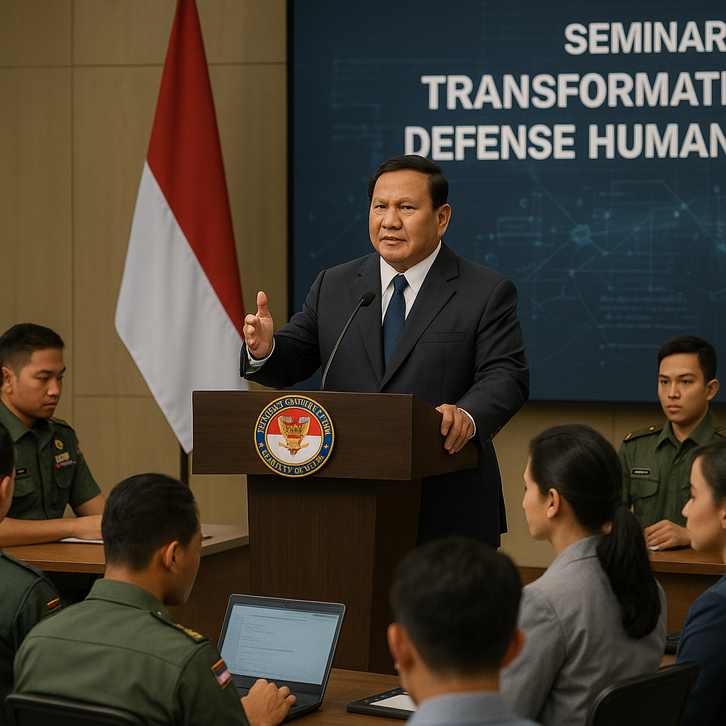 Menteri Pertahanan Dorong Transformasi Sumber Daya Manusia Pertahanan