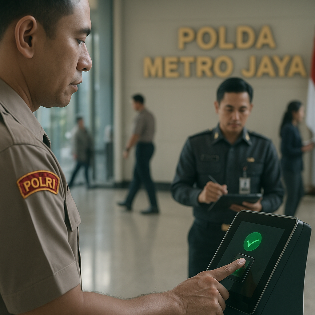 Membangun Disiplin Organisasi: Polda Metro Jaya Terapkan Sistem Presensi Biometrik untuk Tingkatkan Akuntabilitas