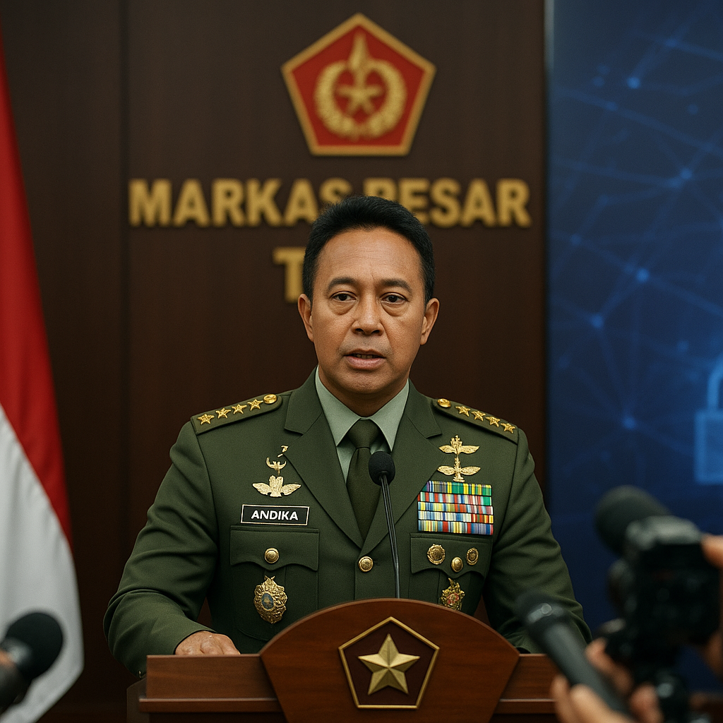Panglima TNI: Disiplin Organisasi Kunci Hadapi Ancaman Siber