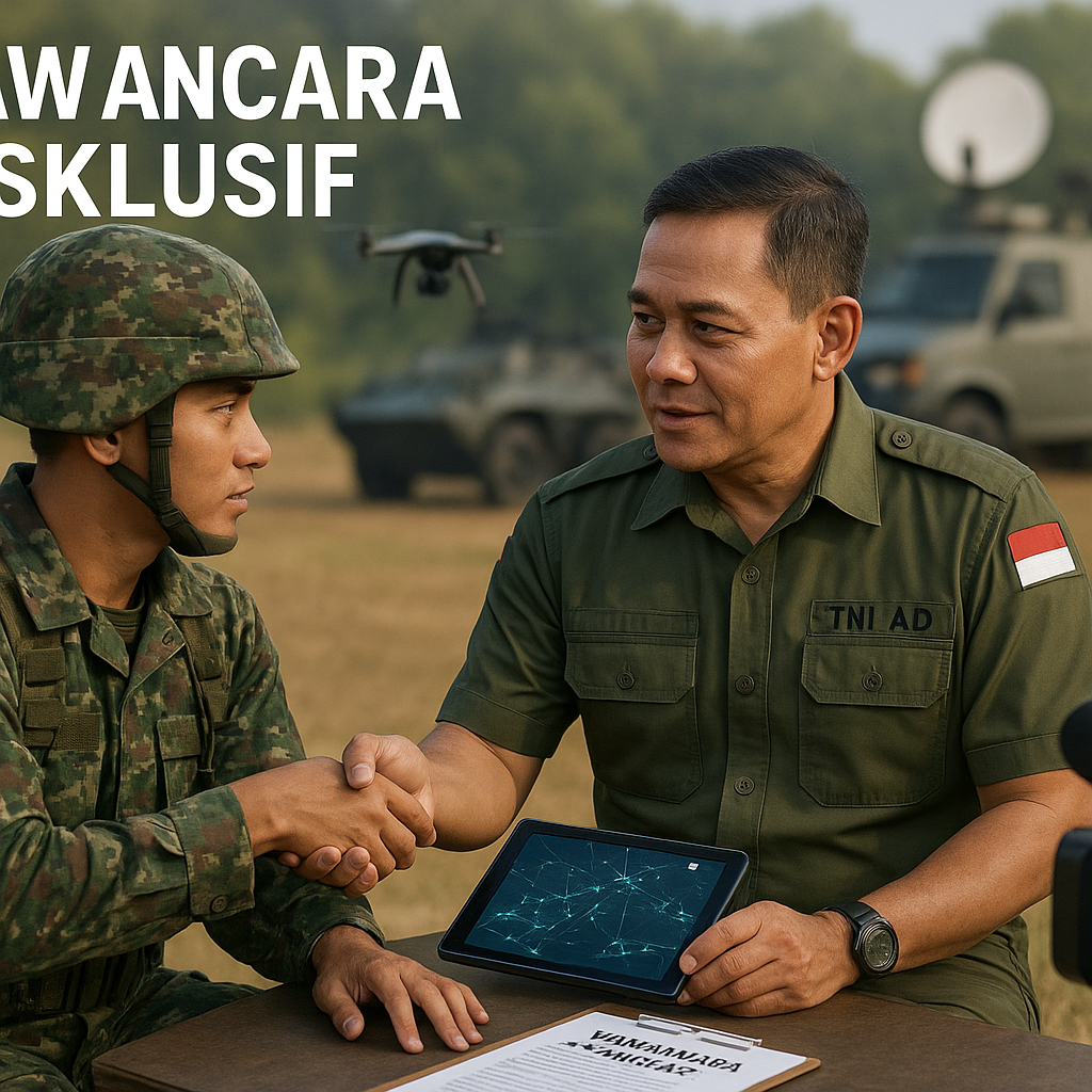 Wawancara Eksklusif dengan KSAD: Membangun Tim Tempur yang Kohesif di Era Multidomain