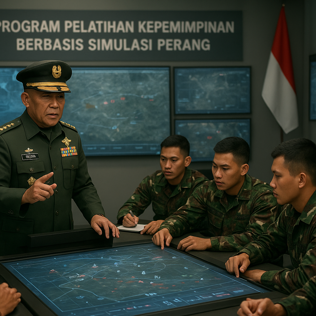 KASAD Resmikan Program Pelatihan Kepemimpinan untuk Perwira Muda Berbasis Simulasi Perang