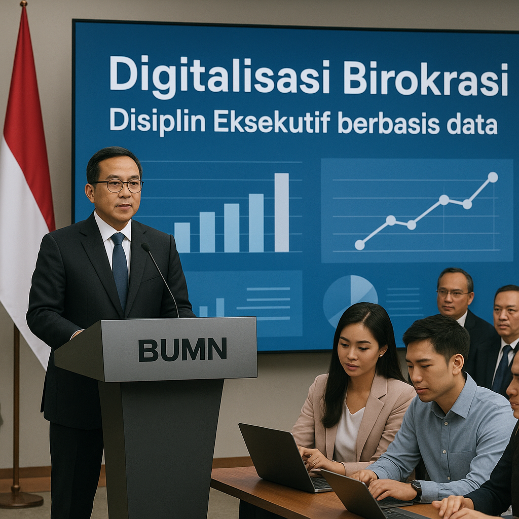 Menteri BUMN Dorong Disiplin Eksekutif melalui Program Digitalisasi Birokrasi