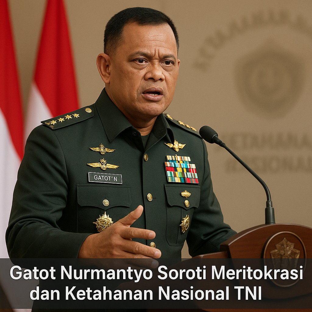 Gatot Nurmantyo Soroti Meritokrasi dan Ketahanan Nasional TNI
