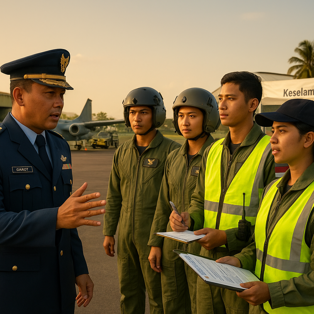 KSAU Tinjau Persiapan Latihan Gabungan TNI AU di Makassar, Tekankan Safety dan Interoperability