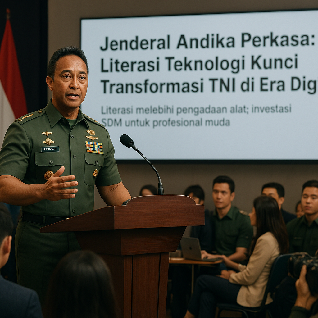Jenderal Andika Perkasa: Literasi Teknologi Kunci Transformasi TNI di Era Digital