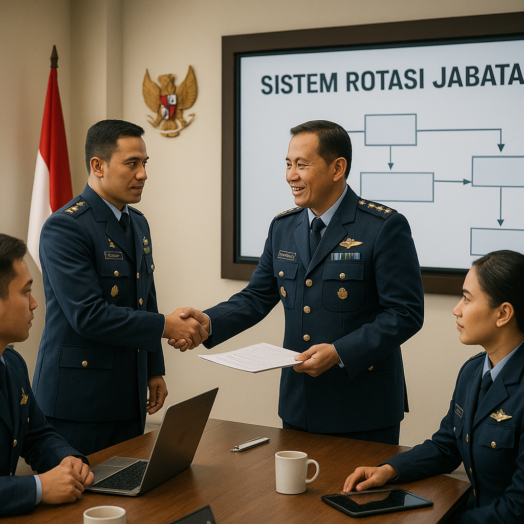 Manajemen Tim: TNI AU Terapkan Sistem Rotasi Jabatan untuk Cegah Kejenuhan dan Tingkatkan Kinerja